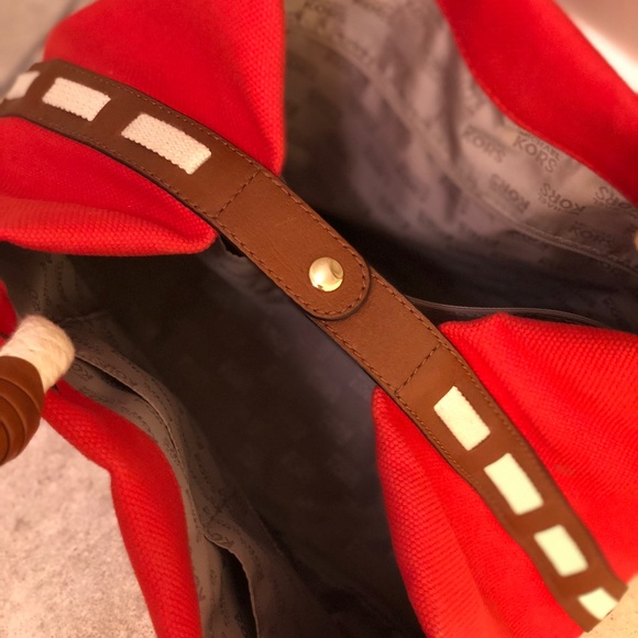 Michael Kors Beach Sailing Yacht red Canvas - Picture 4 of 5